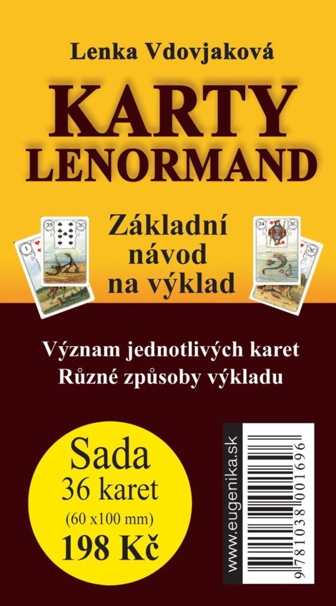 Levně Karty Lenormand - Základní návod na výklad - Lenka Vdovjaková