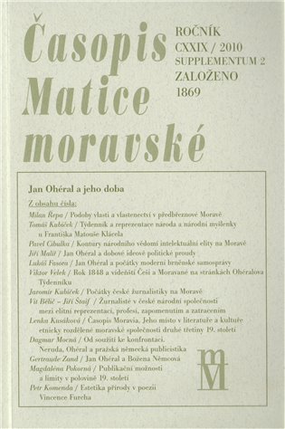 Časopis Matice moravské supplementum 2/2010 - Tomáš Kubíček
