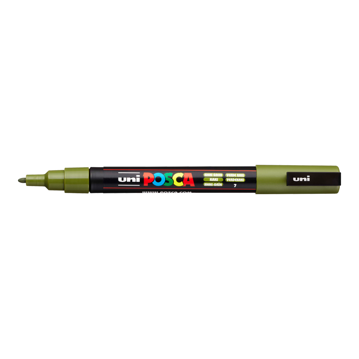 Levně Posca popisovač PC-3M, 0,9 - 1,3 mm, khaki zelená (7)