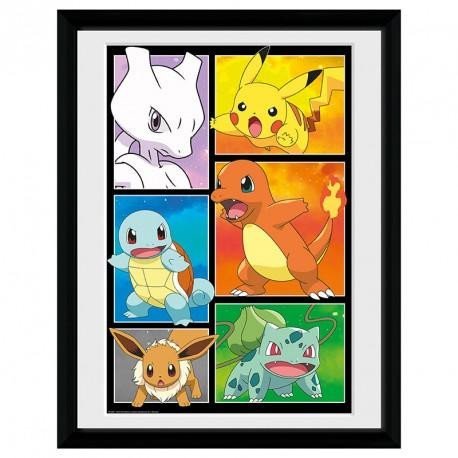 Levně Pokémon Zarámovaný plakát - Comic panel