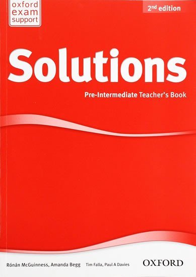 Maturita Solutions Pre-intermediate Teacher´s Book (2nd) - R. McGuinnes