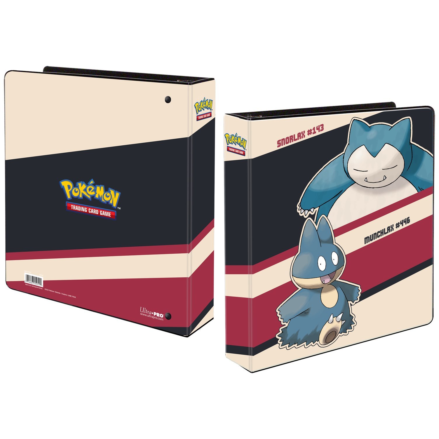 Levně Pokémon: Kroužkové album na stránkové obaly 25 x 31,5 cm - Snorlax and Munchlax