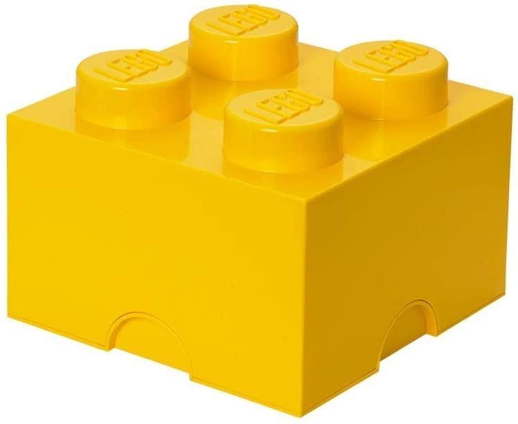 Levně Úložný box LEGO 4 - žlutý