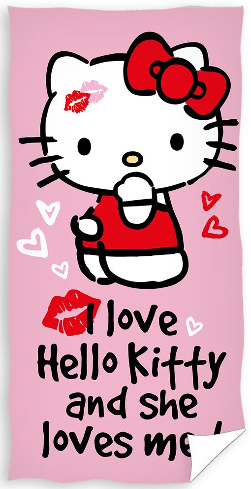 Levně Dětská osuška Hello Kitty Love