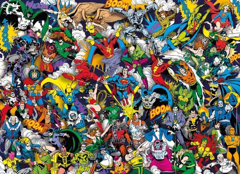 Levně Puzzle Impossible DC Comics 1000 dílků