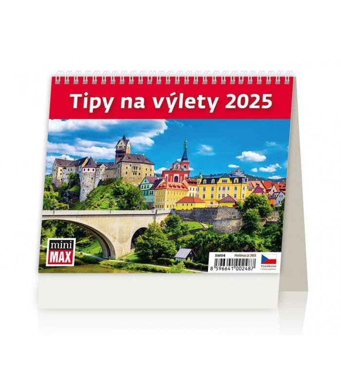 Levně Kalendář stolní 2025 - MiniMax Tipy na výlety