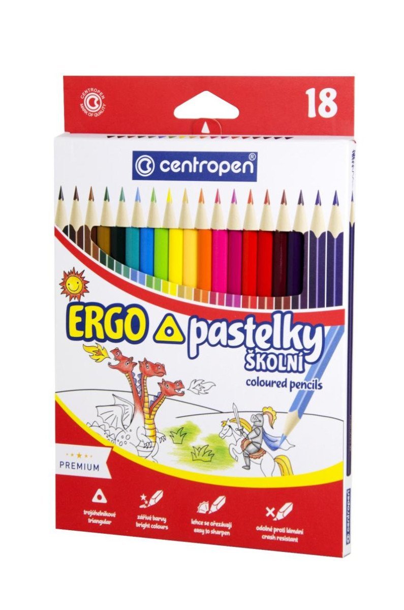 Product detail of Centropen pastelky 9521 trojhranné - 18 ks