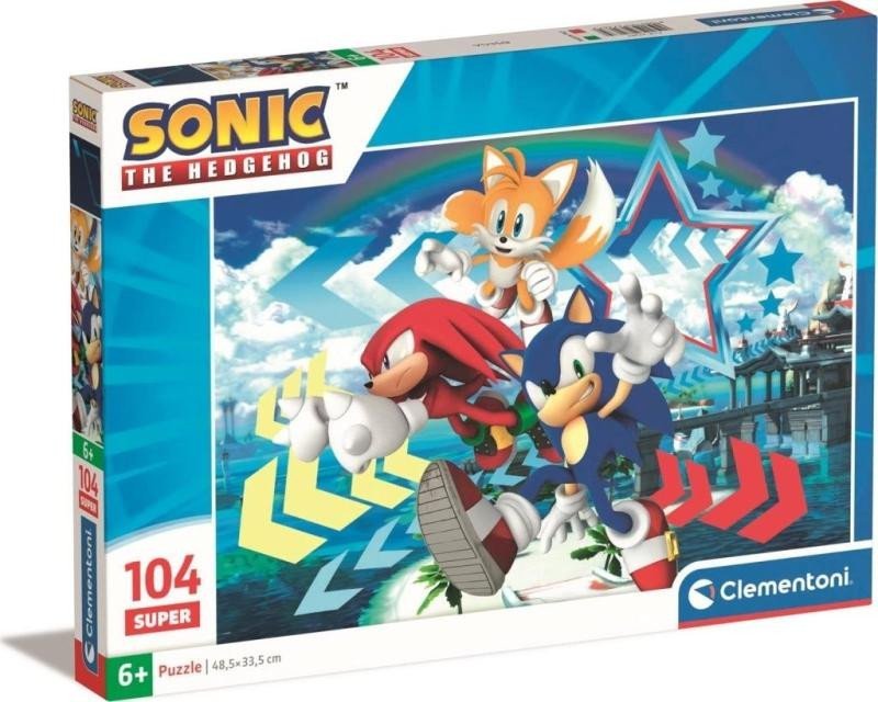 Levně Puzzle Sonic 104 dílků