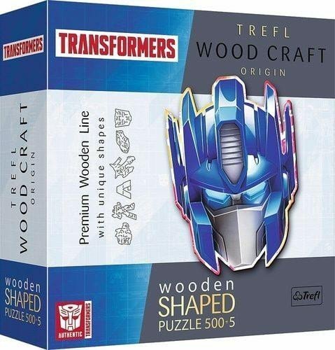 Levně Puzzle Wood Craft Origin Transformers: Optimus Prime 505 dílků