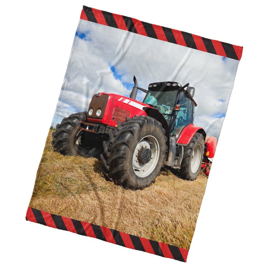 Levně Dětská deka Červený Traktor 130x170 cm