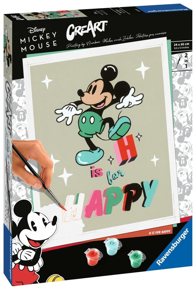 Levně CreArt Disney: Mickey Mouse: H is for HAPPY