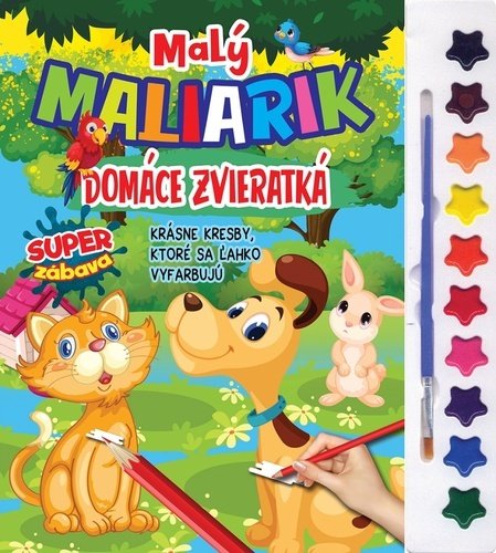 Levně Malý maliarik Domáce zvieratká