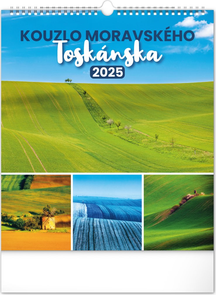 Levně Nástěnný kalendář Kouzlo Moravského Toskánska 2025, 30 × 34 cm
