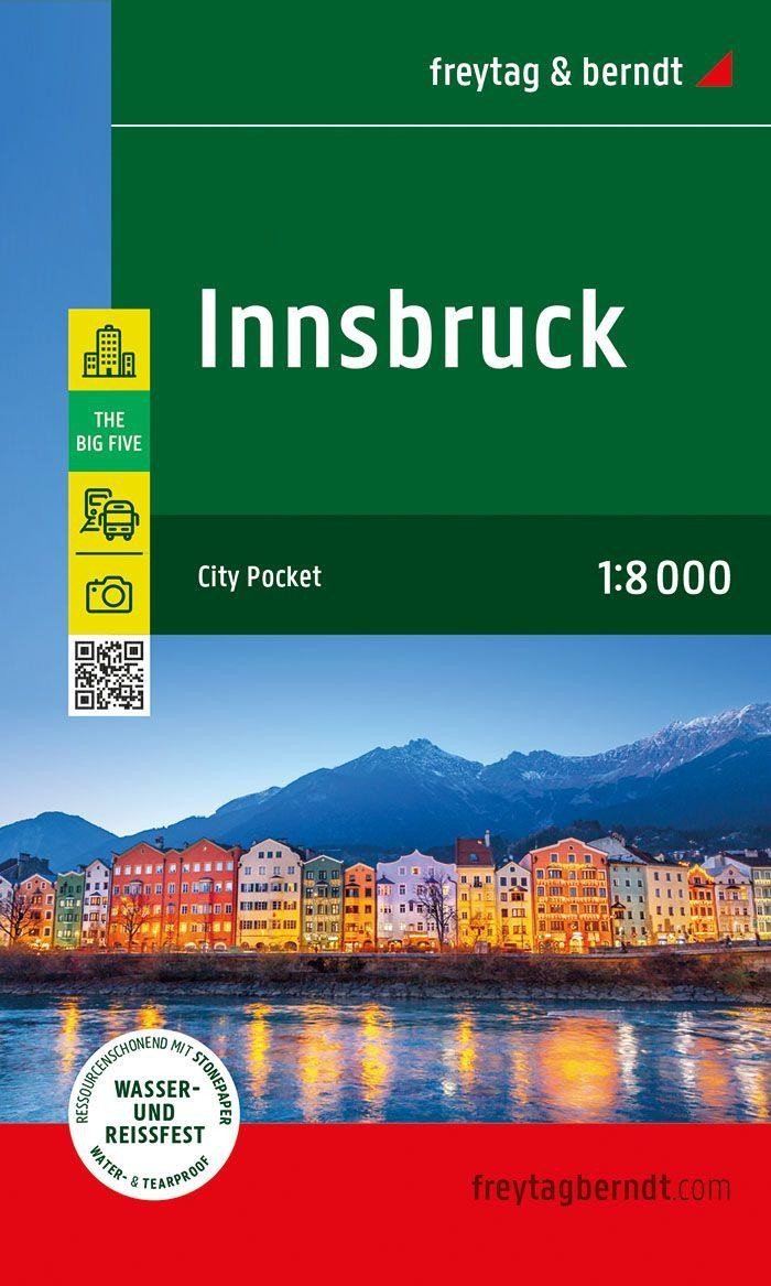 Levně Innsbruck 1:8 000 / kapesní mapa města