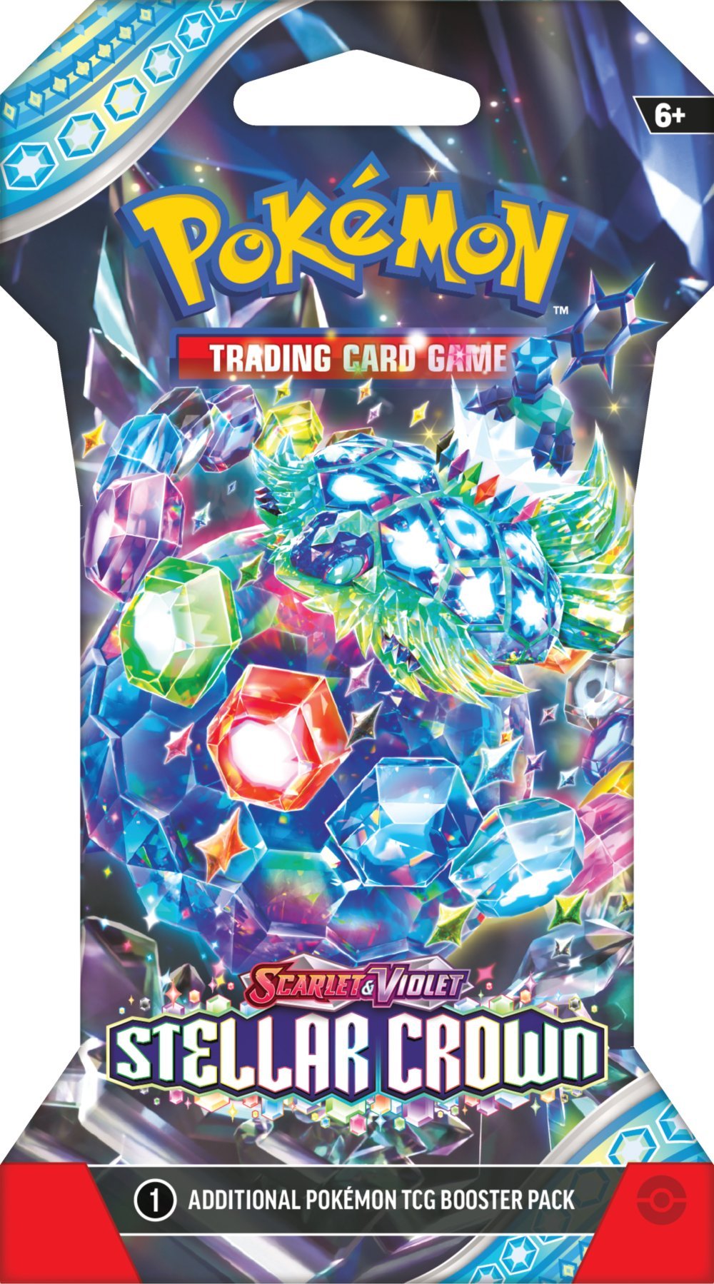 Levně Pokémon TCG: Scarlet &amp; Violet 07 Stellar Crown - 1 Blister Booster