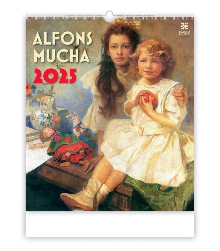 Kalendář nástěnný 2025 - Alfons Mucha