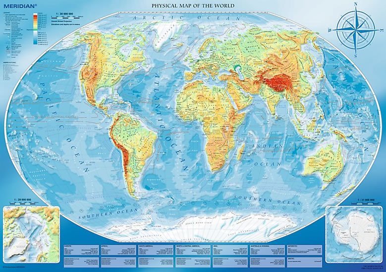 Levně Trefl Puzzle Velká mapa světa / 4000 dílků