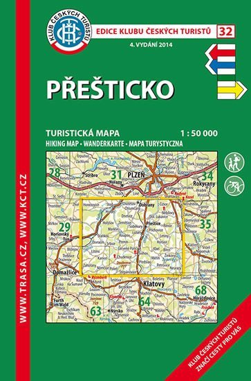 Levně Přešticko /KČT 32 1:50T Turistická mapa
