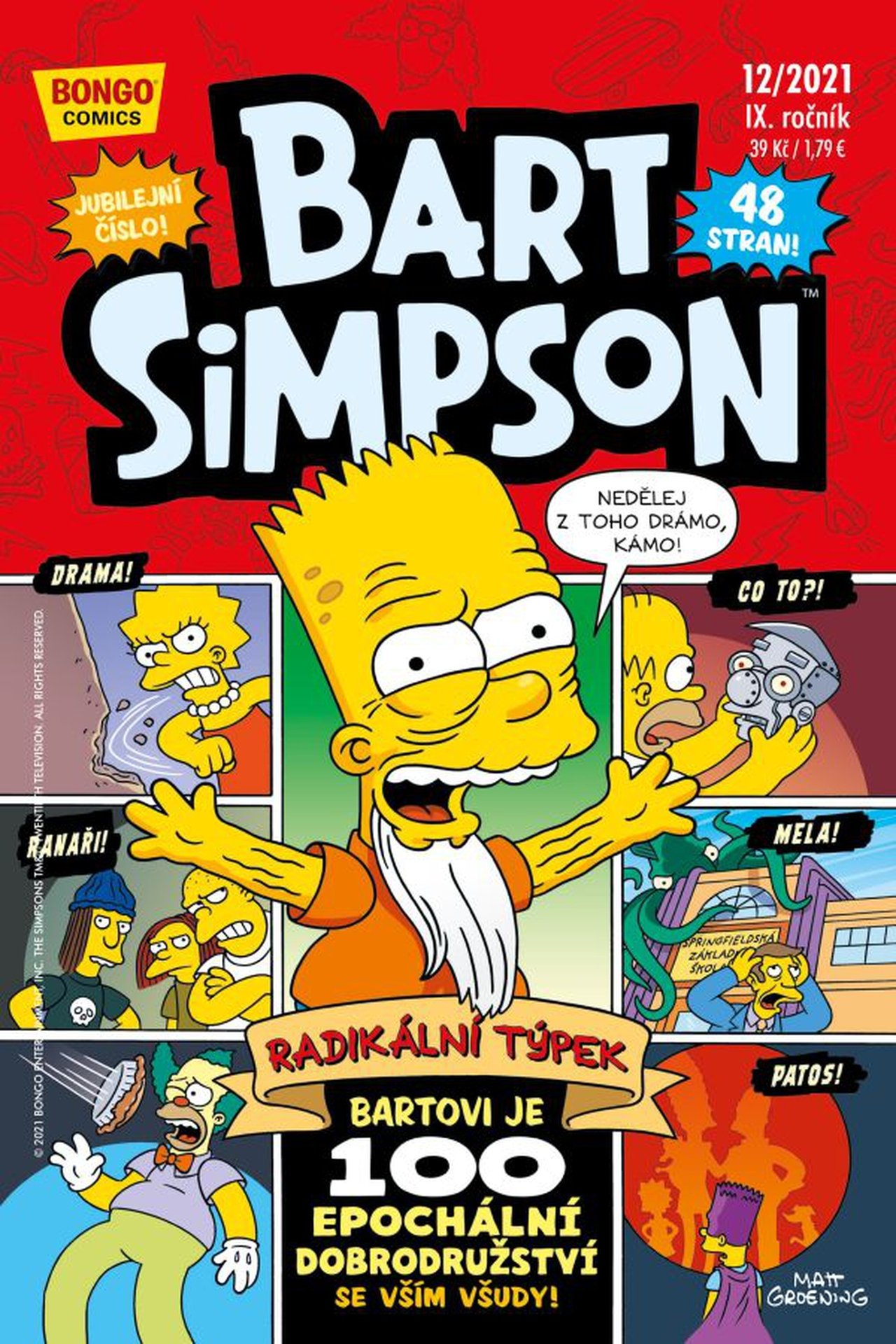 Levně Simpsonovi - Bart Simpson 12/2021 - autorů kolektiv