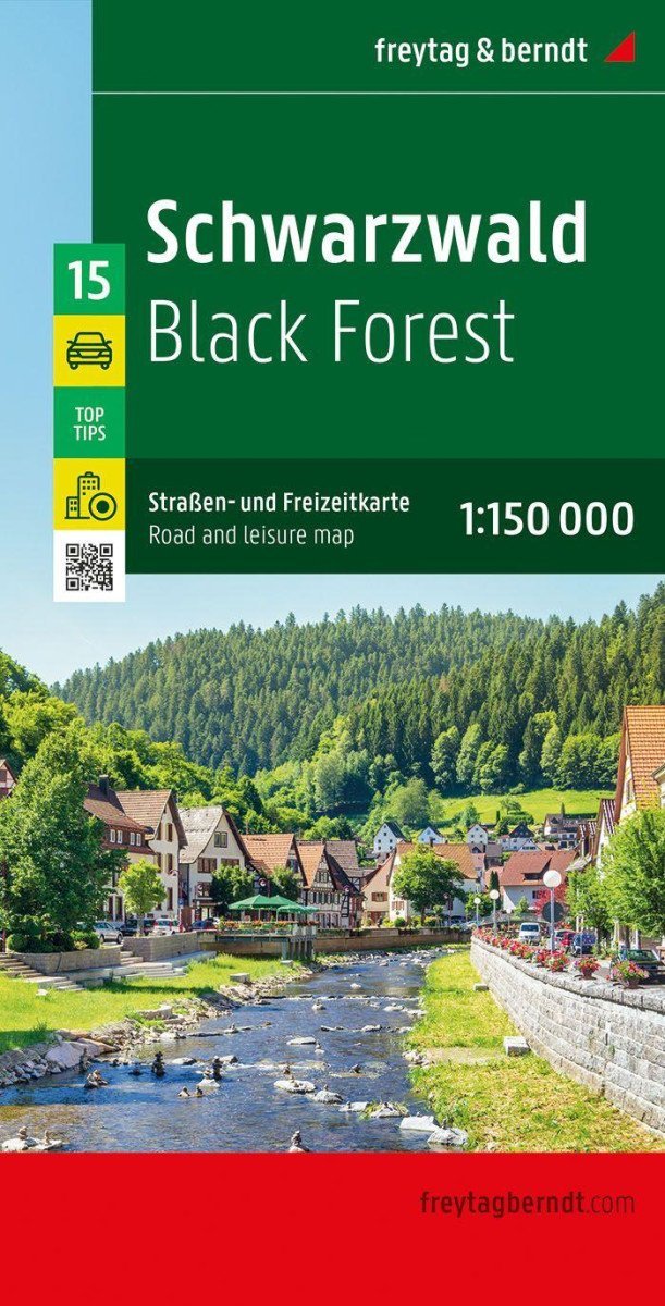 Levně Černý les 1:150 000 / automapa + mapa pro volný čas (10 největších tipů)