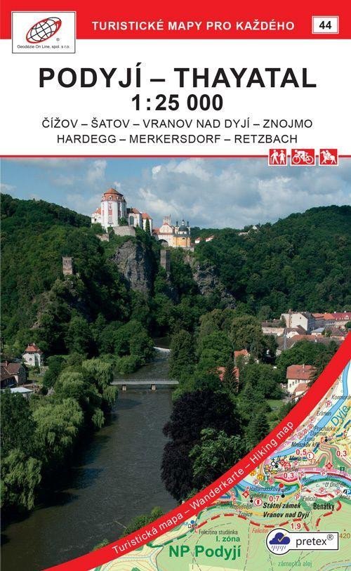 Levně Podyjí - Thayatal 1:25 000, národní parky / 44 Turistické mapy pro každého