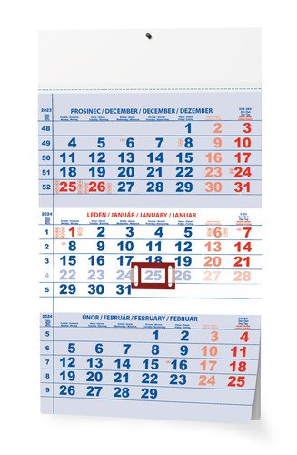 Levně Tříměsíční kalendář 2024 - nástěnný kalendář