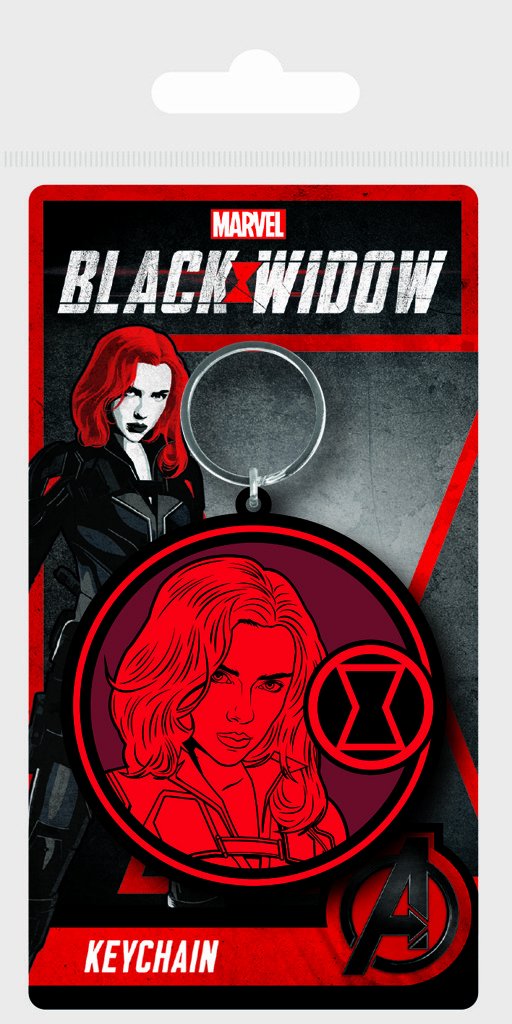 Levně Klíčenka gumová Marvel - Black Widow - EPEE