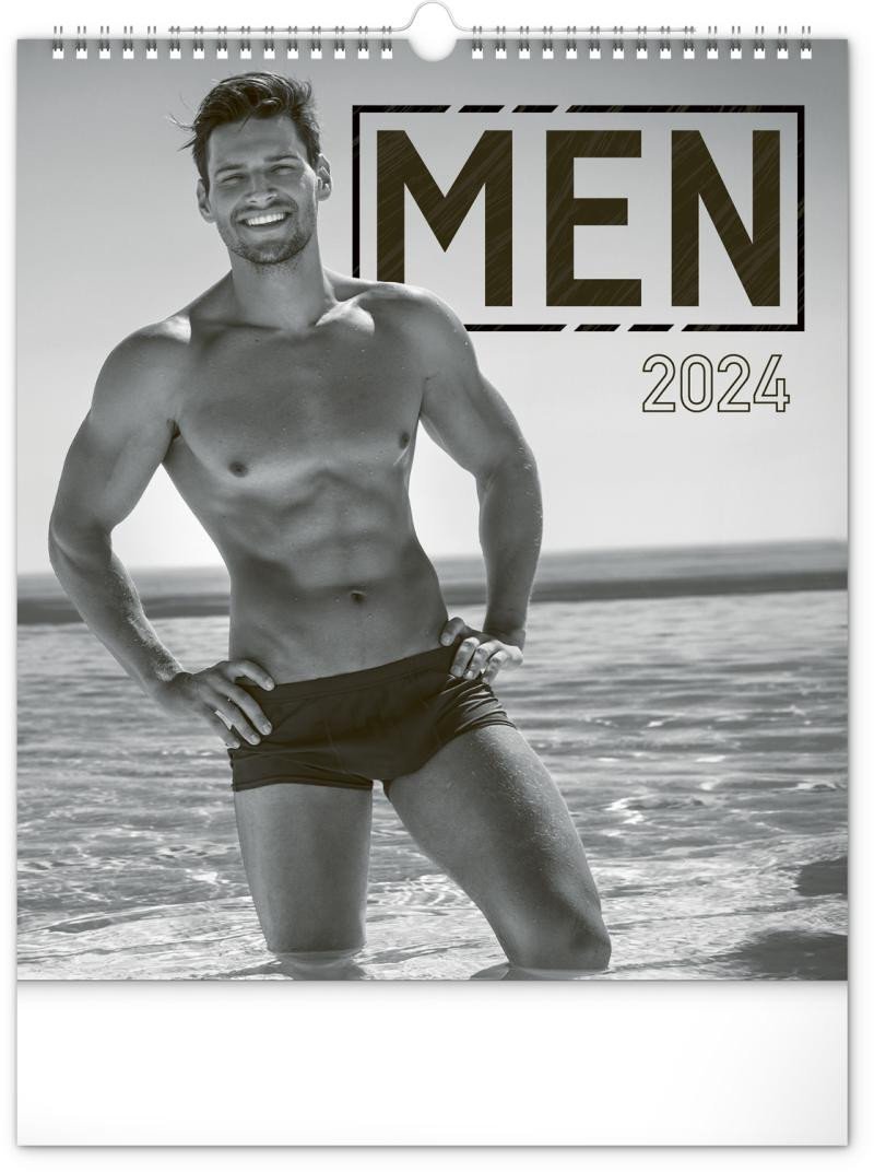 Levně Kalendář 2024 nástěnný: Men, 30 × 34 cm