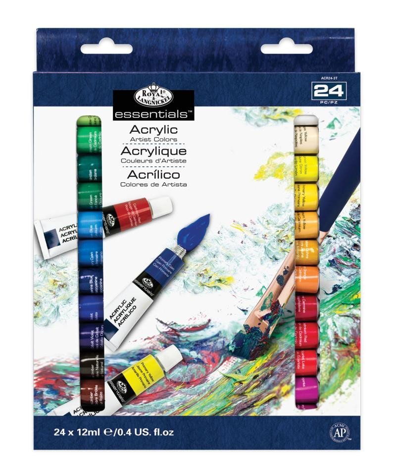 Levně Akrylové barvy Royal &amp; Langnicke ARTIST 24x12 ml