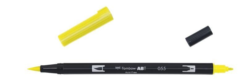 Levně Tombow Oboustranný štětcový fix ABT - process yellow