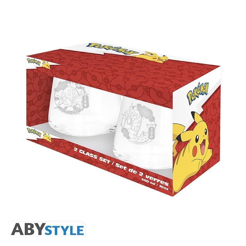 Levně Pokémon Set sklenic - Magikarp &amp; Gyarados