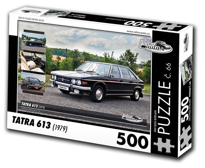 Retro auta Puzzle č. 66 - TATRA 613 (1979) - 500 dílků