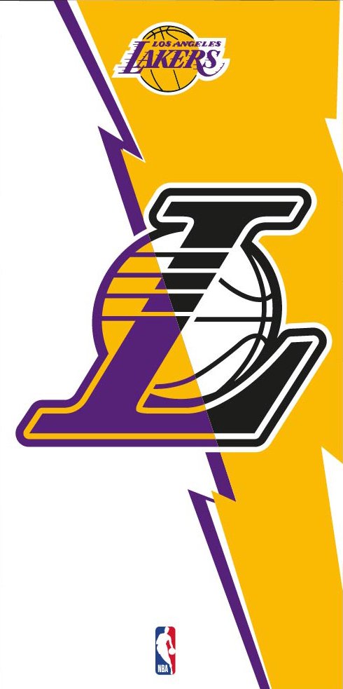 Levně Froté osuška NBA Los Angeles Lakers