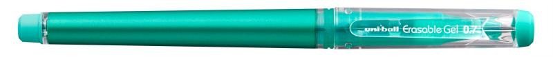Levně UNI Gumovací pero s víčkem - zelené