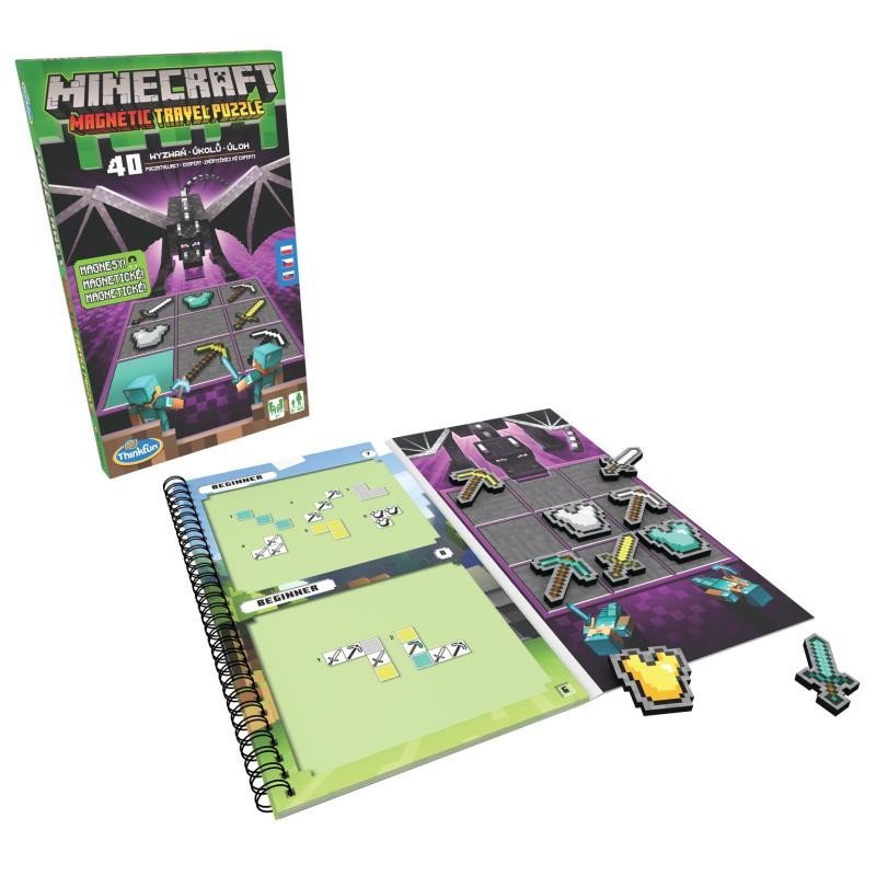 Levně Ravensburger ThinkFun - Minecraft Magnetická cestovní hra