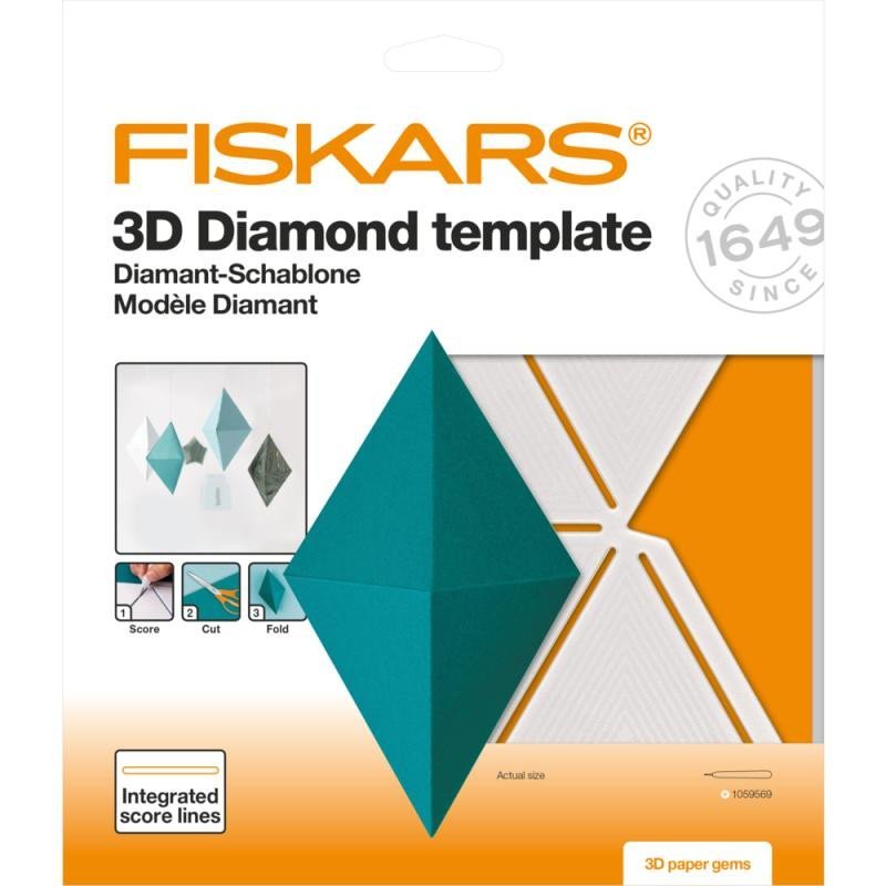 Levně Fiskars 3D šablona - diamant