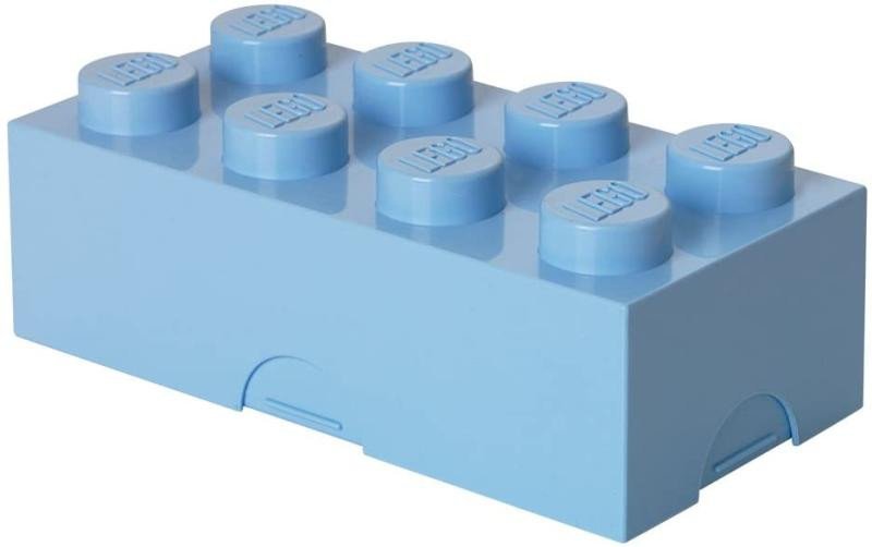 Levně Svačinový box LEGO - světle modrý