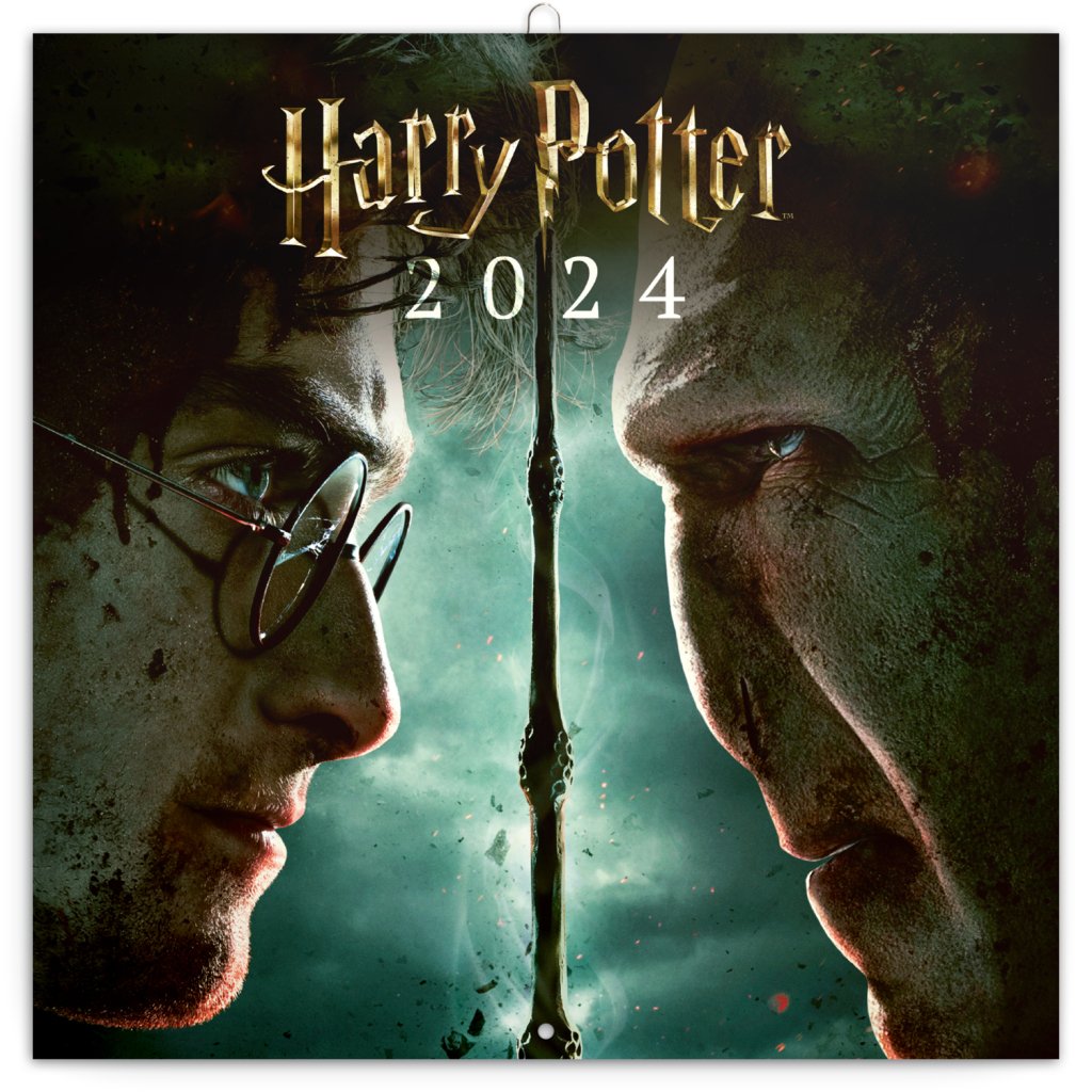 Levně Kalendář 2024 poznámkový: Harry Potter, 30 × 30 cm