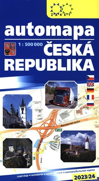 Levně Automapa Česká republika 1: 500 000, 9. vydání