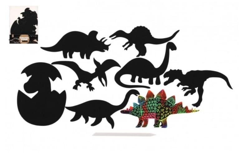 Product detail of Škrabací obrázek Dinosaurus/9 ks