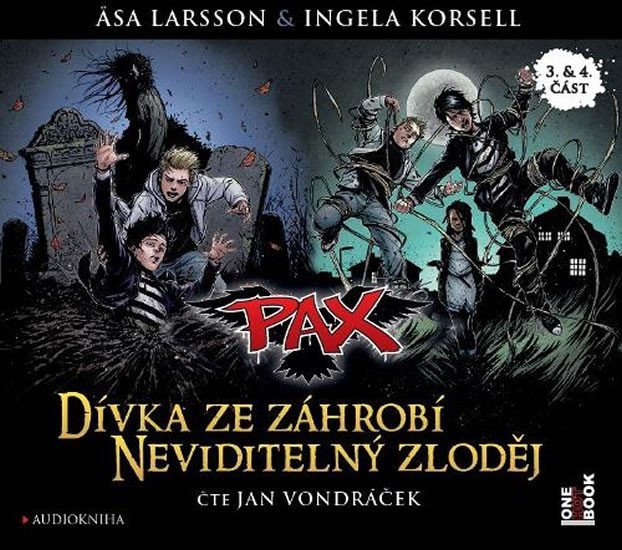 Pax 3 & 4 Dívka ze záhrobí & Neviditelný zloděj - CDmp3 (Čte Jan Vondráček) - Ingela Korsellová