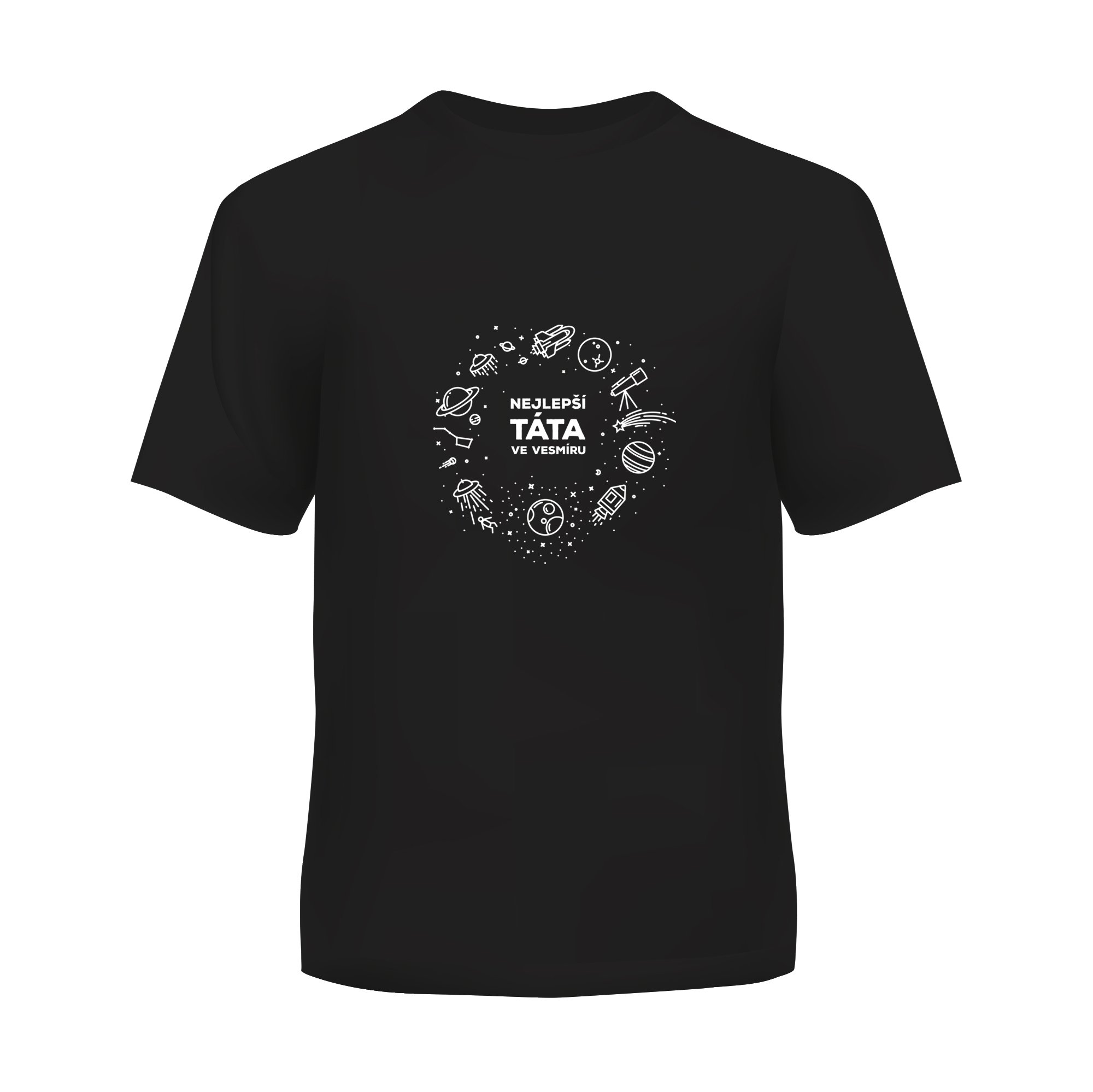 Levně Albi Pánské tričko - Nejlepší táta ve vesmíru, vel. L - Albi