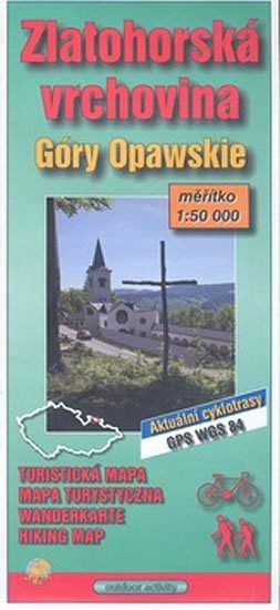 Levně Zlatohorská vrchovina 1:50 000