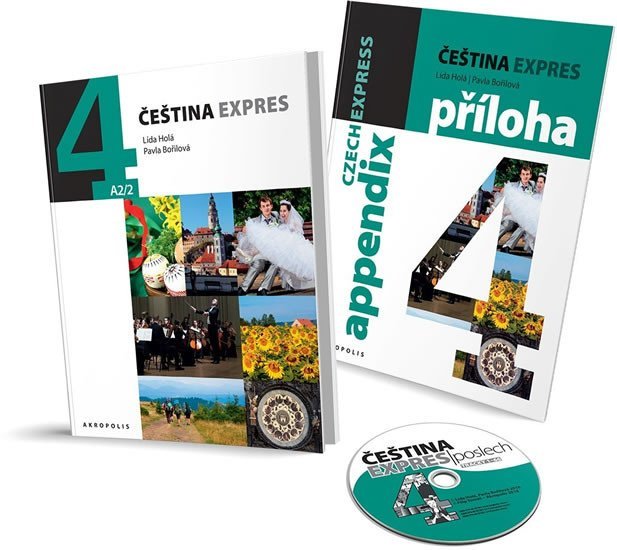 Čeština Expres 4 (A2/2) anglická + CD - Pavla Bořilová