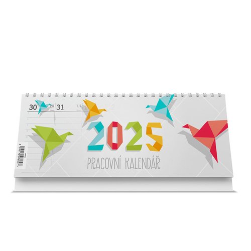 Levně Pracovní kalendář 2025 - stolní kalendář