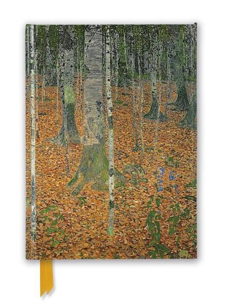 Levně Zápisník Flame Tree. Gustav Klimt: The Birch Wood