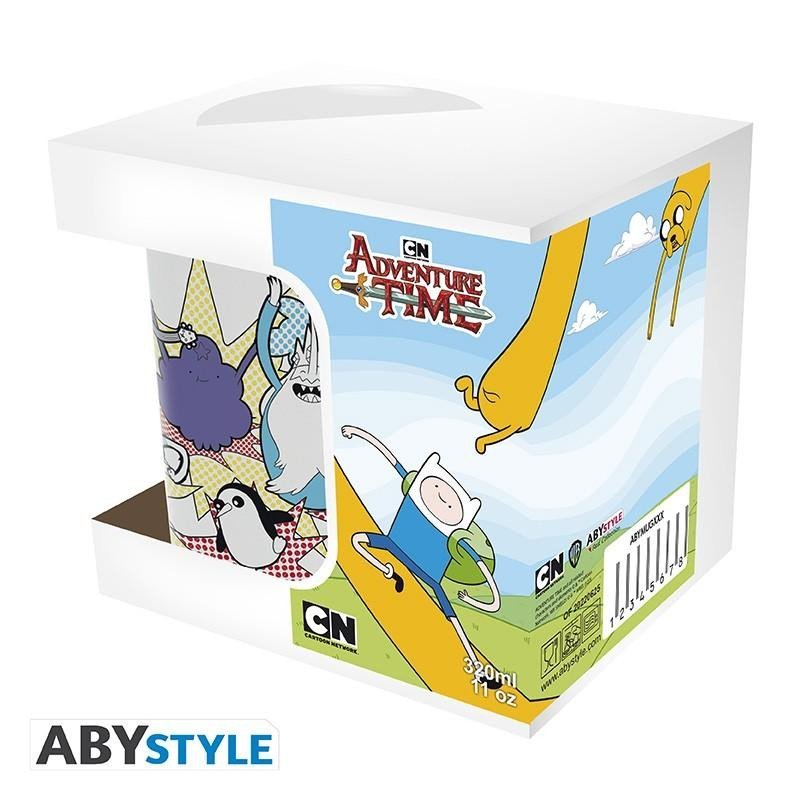 Levně Adventure Time Hrnek keramický 320 ml - Halftone Characters