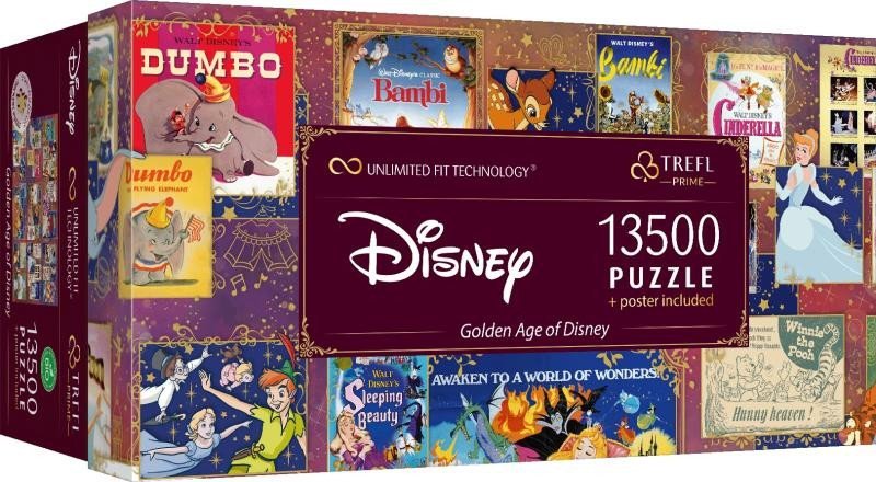 Levně Puzzle Zlatý věk Disney 13500 dílků