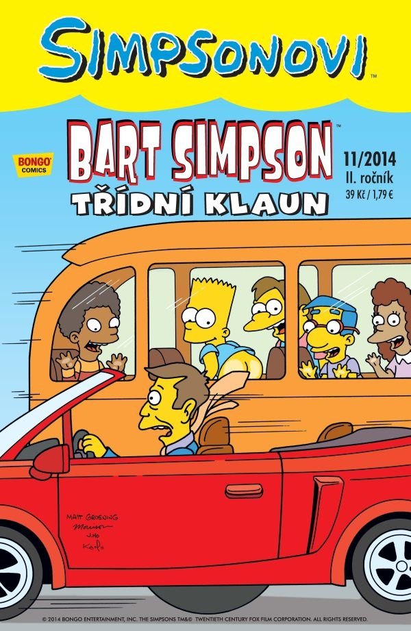 Levně Simpsonovi - Bart Simpson 11/2014 - Třídní klaun - Matthew Abram Groening
