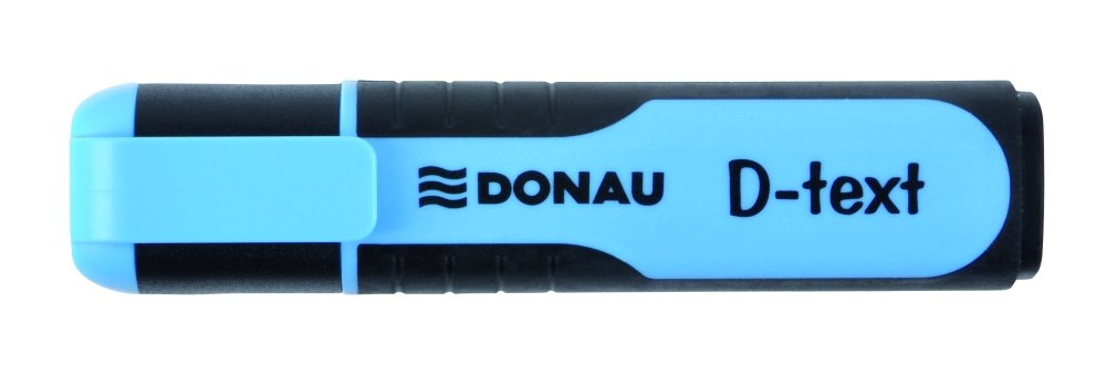 Levně DONAU zvýrazňovač D-TEXT, modrý - 10ks